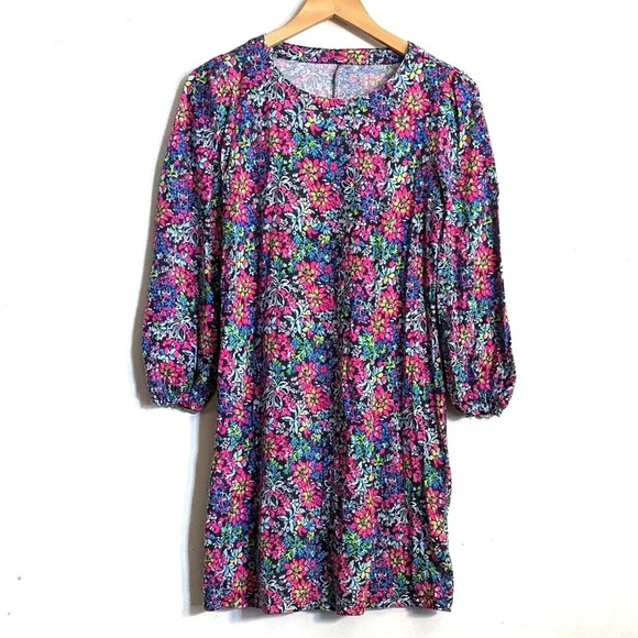 Lilly Pulitzer Diann Mini Dress in Multi Feeling Fintastic Pattern - Picture 2 of 8